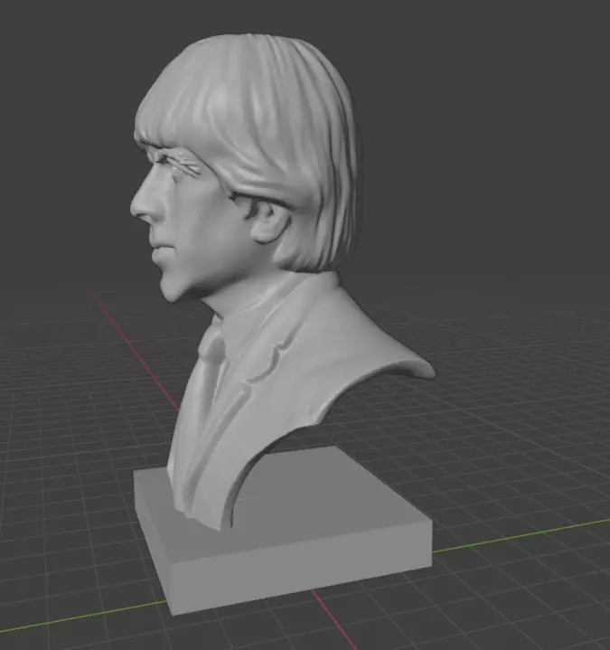 George Harrison 3D print model_16
