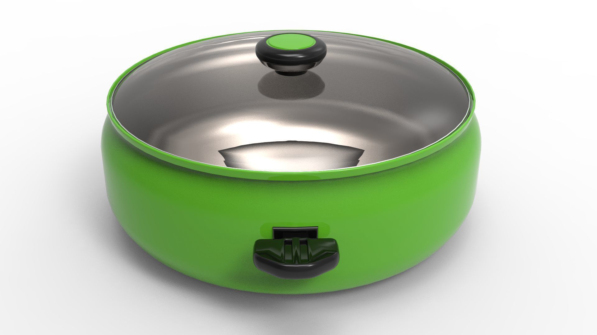 COOKWARE GREEN Low-poly 3D model_27