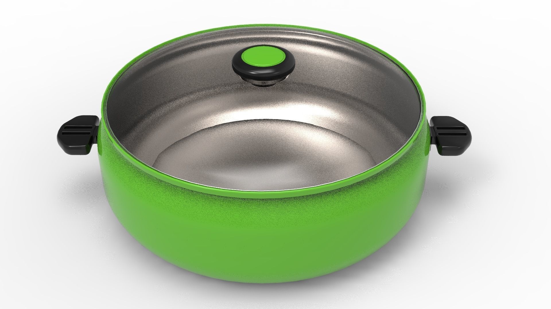 COOKWARE GREEN Low-poly 3D model_36