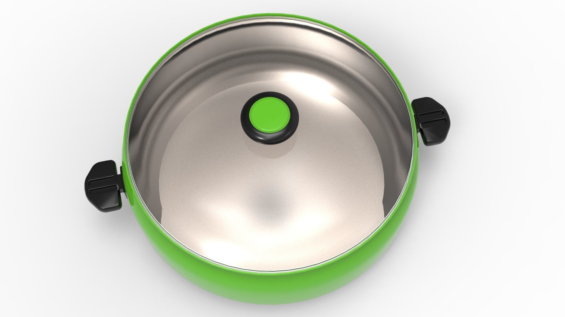 COOKWARE GREEN Low-poly 3D model_19