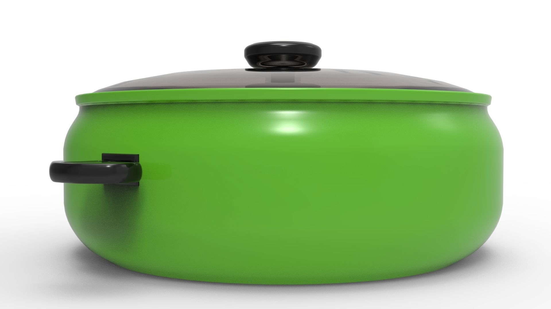 COOKWARE GREEN Low-poly 3D model_34