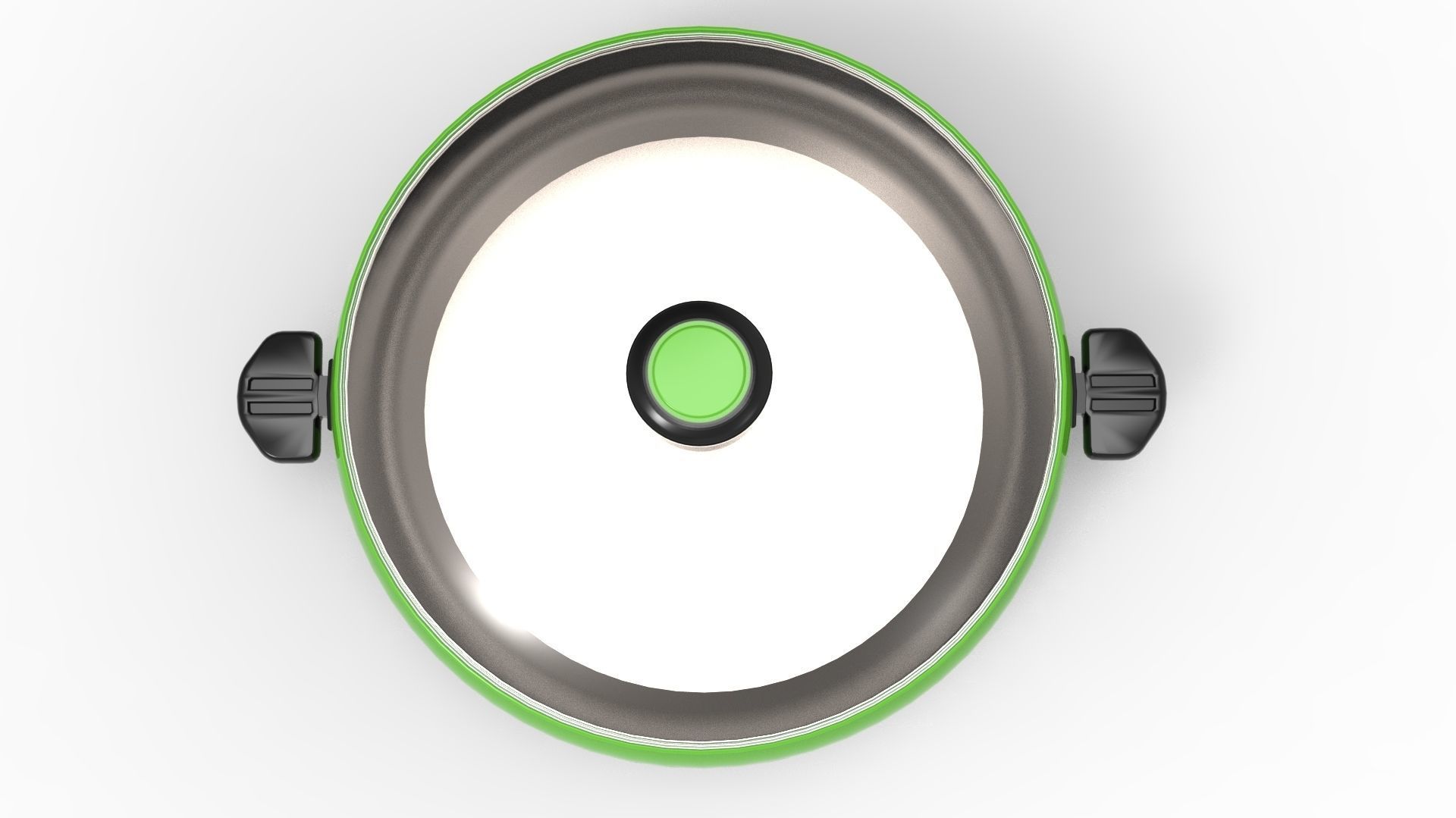 COOKWARE GREEN Low-poly 3D model_10