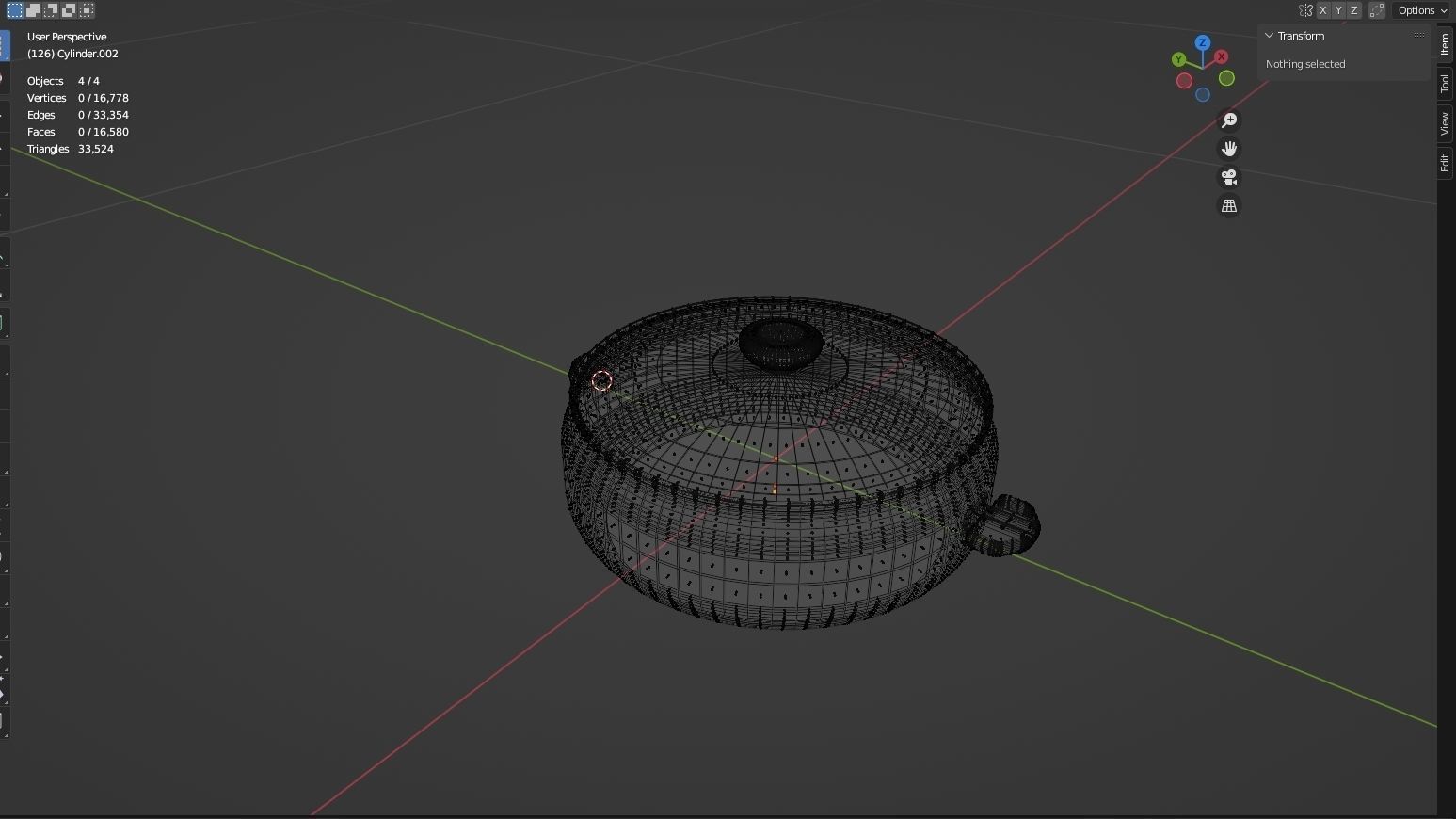 COOKWARE GREEN Low-poly 3D model_4