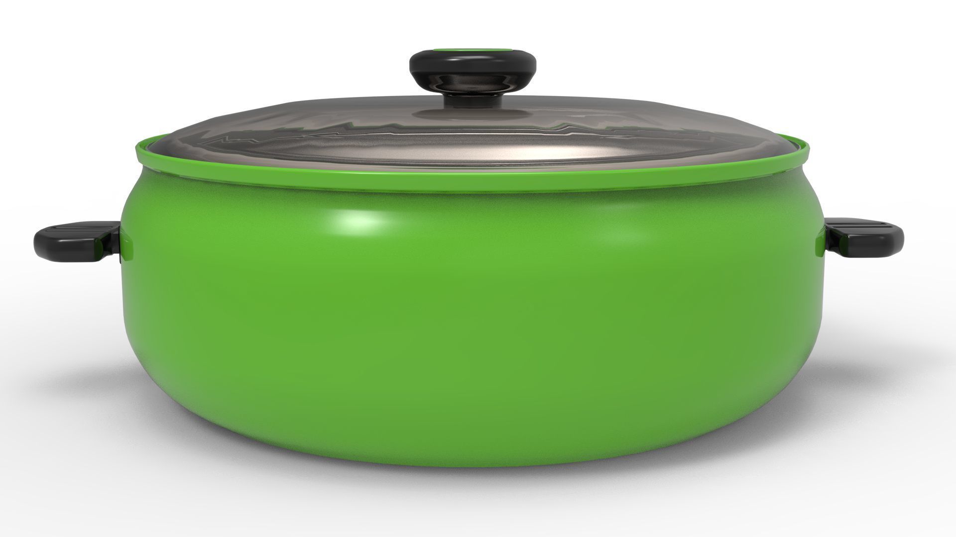 COOKWARE GREEN Low-poly 3D model_15