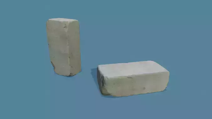 3D Scan Old Silicate Brick 05