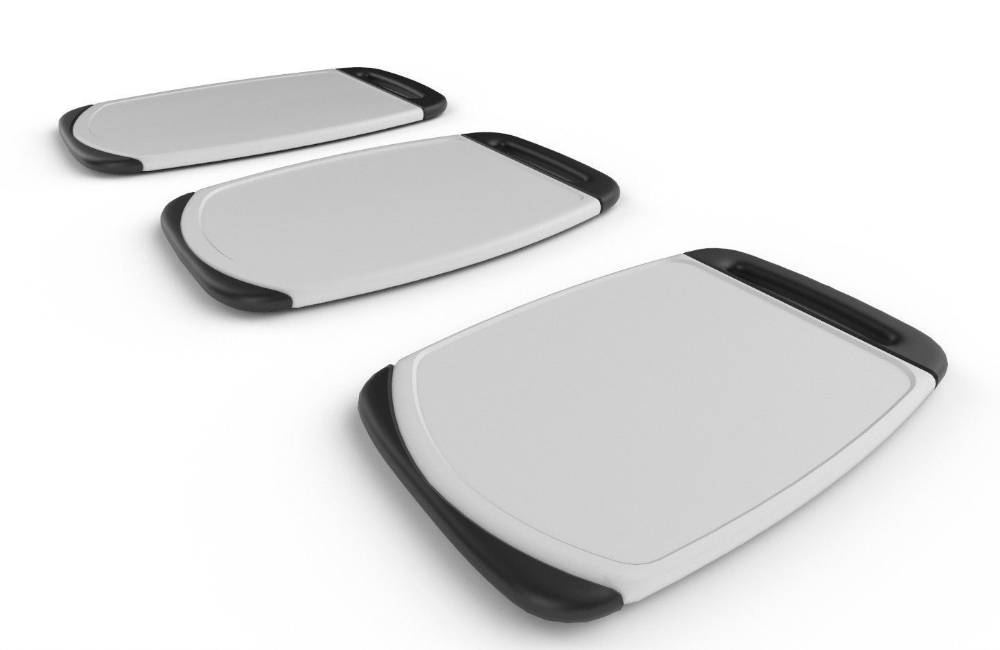 Cutting Board M2 Low-poly 3D model_7