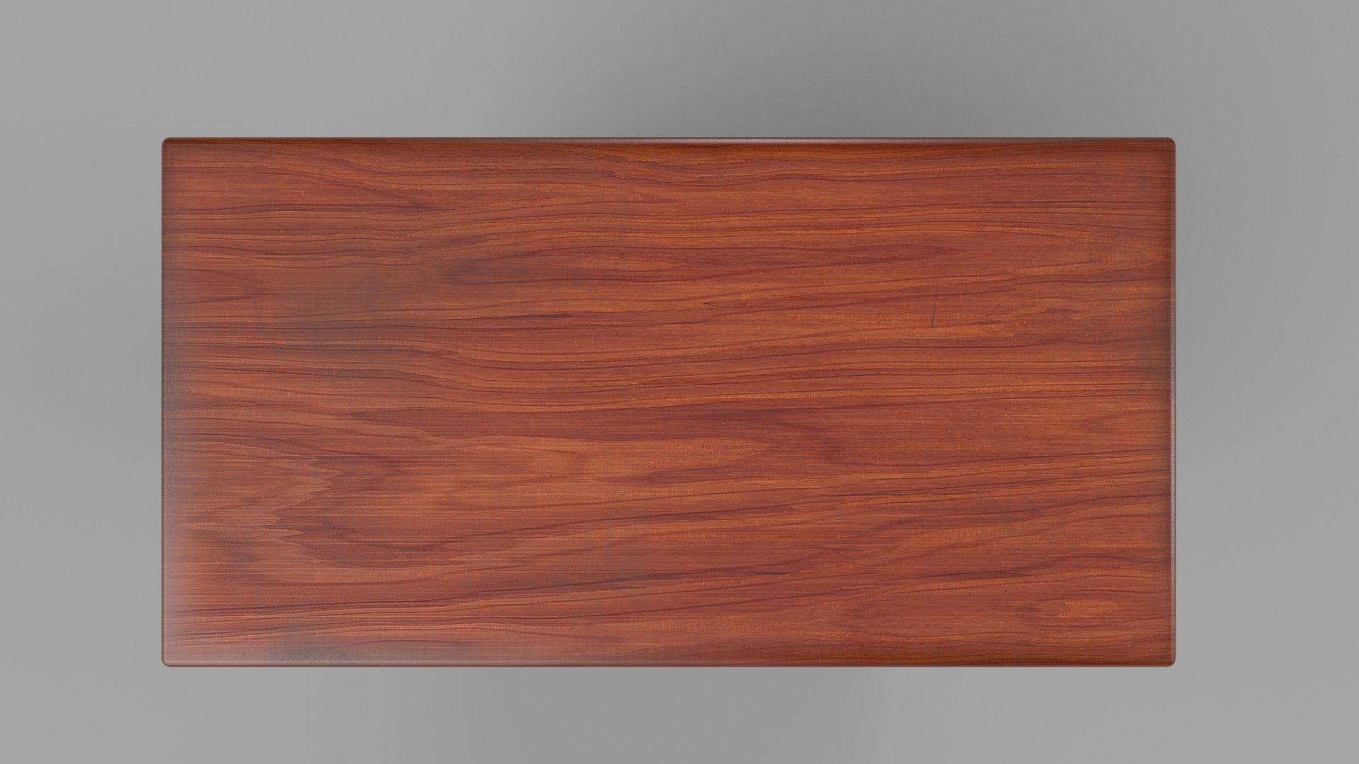 cabinet wooden on wheels Low-poly 3D model_3