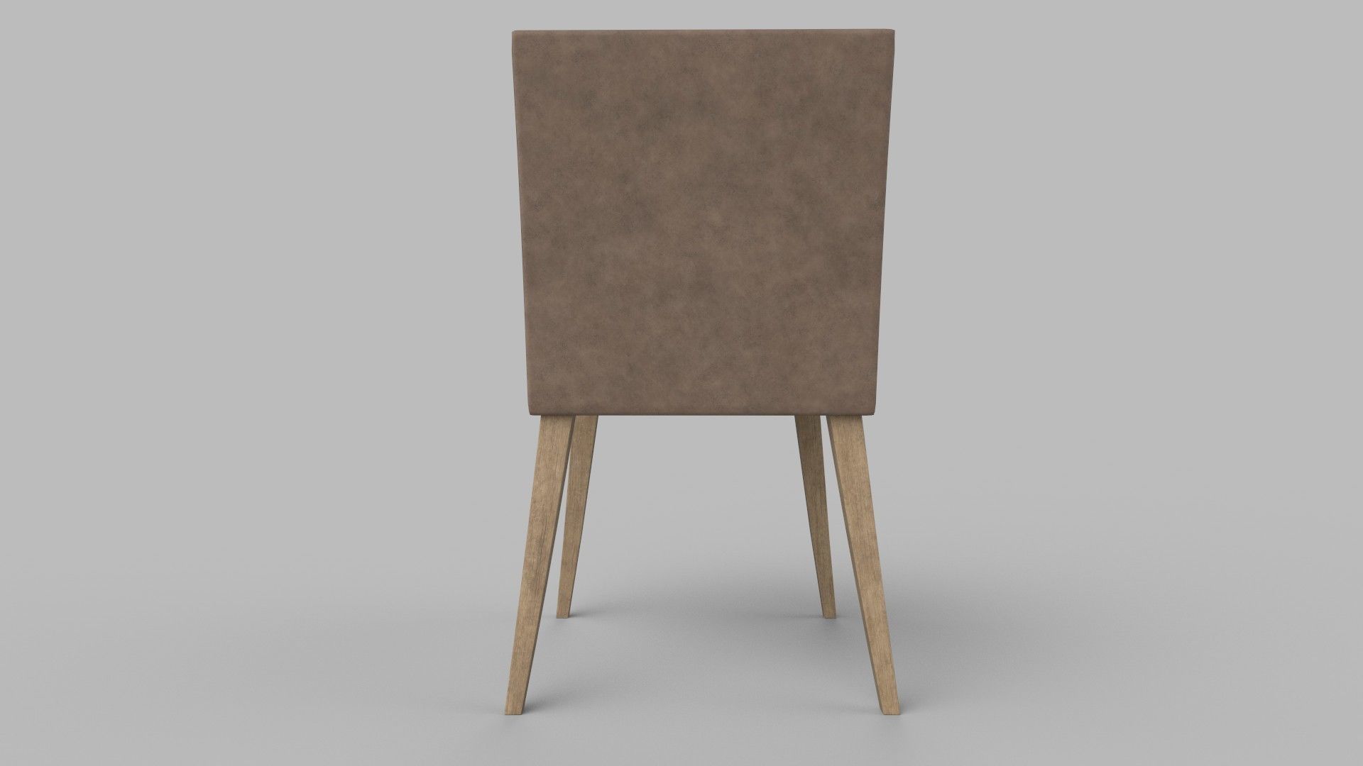 A 3D model of a chair Low-poly 3D model_2