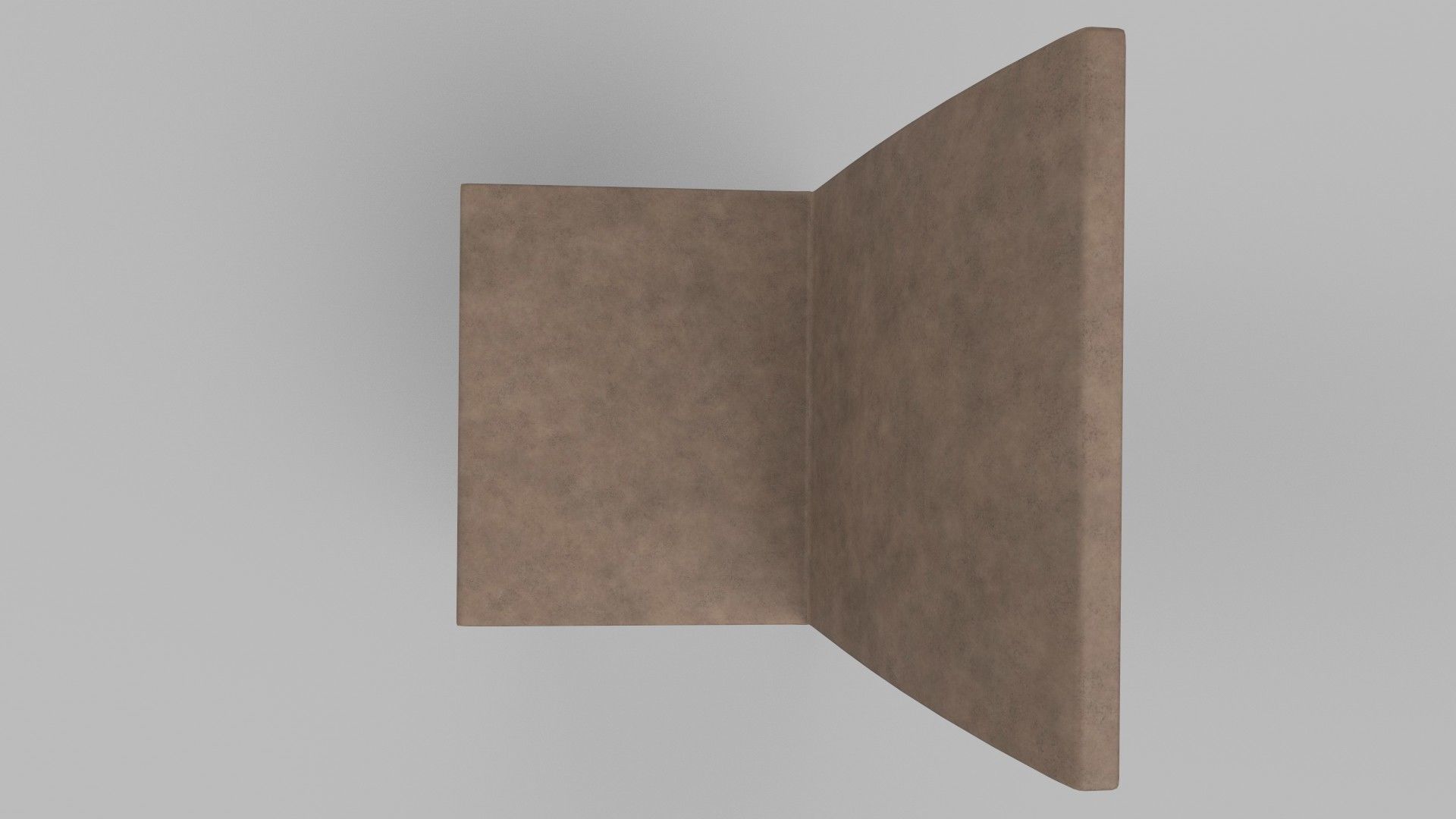 A 3D model of a chair Low-poly 3D model_3