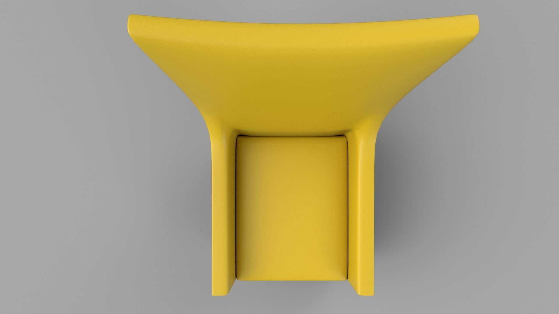 chair Low-poly 3D model_4