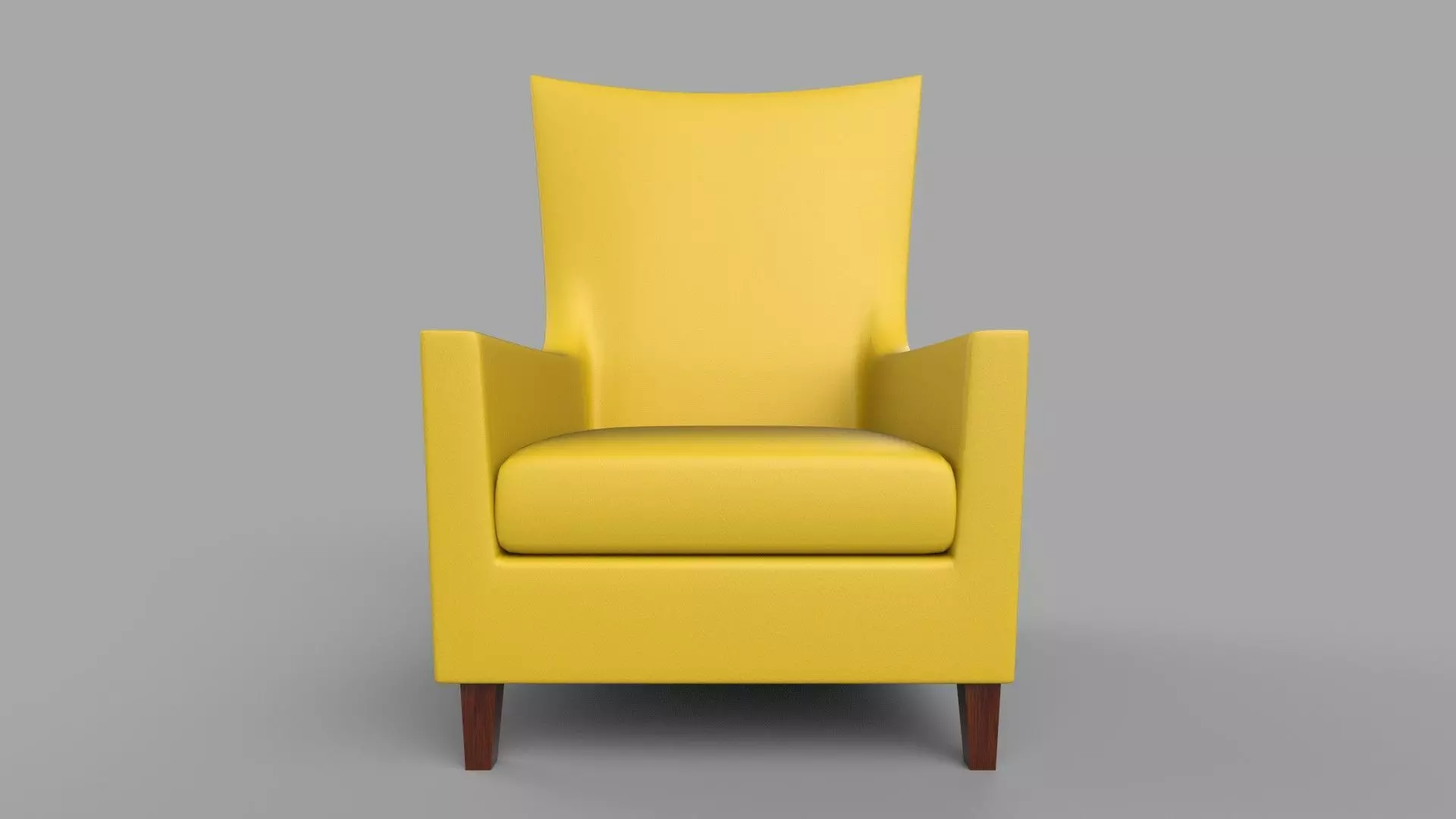 chair Low-poly 3D model_0