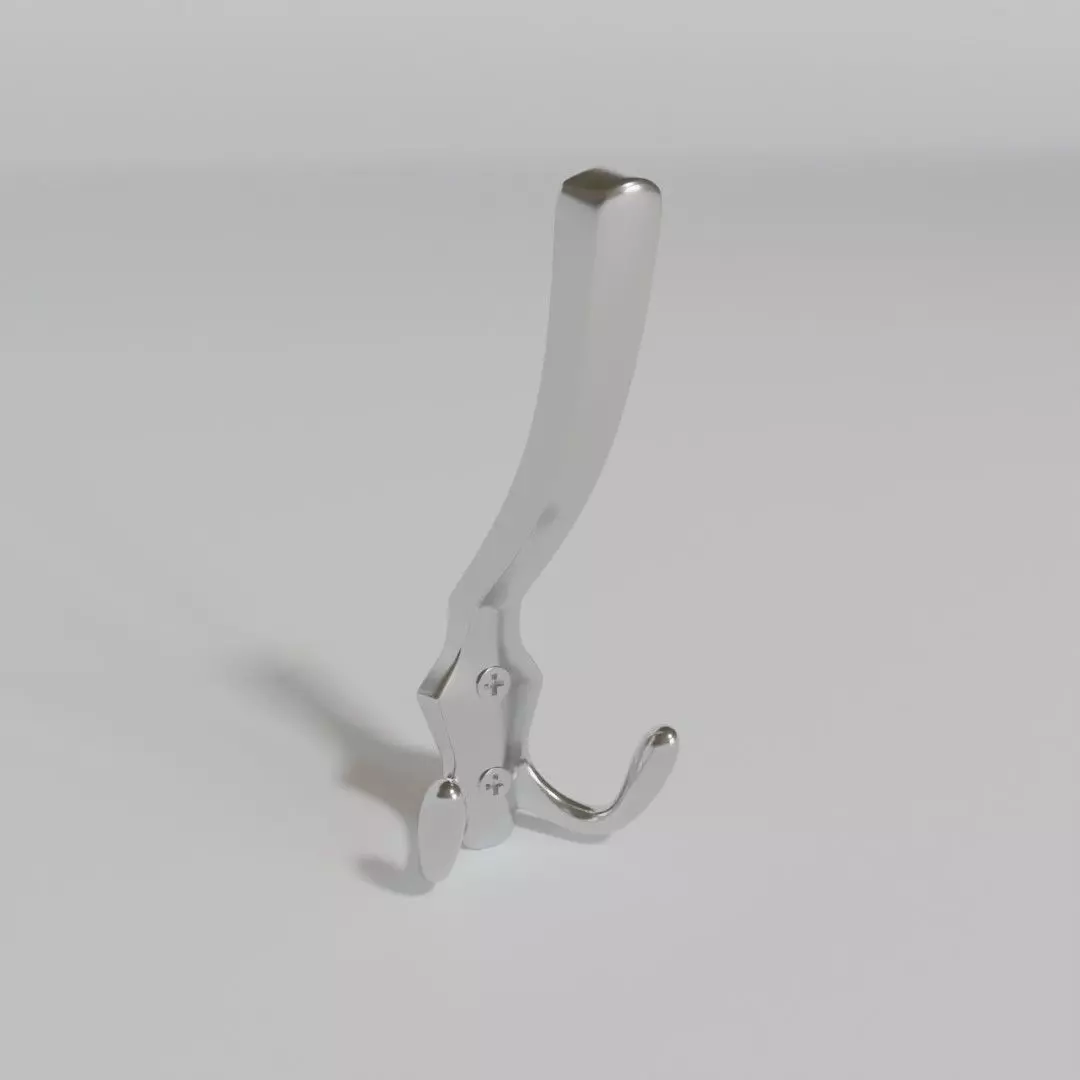 Coat hook 3D model_0