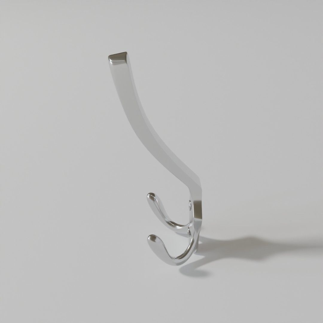Coat hook 3D model_2