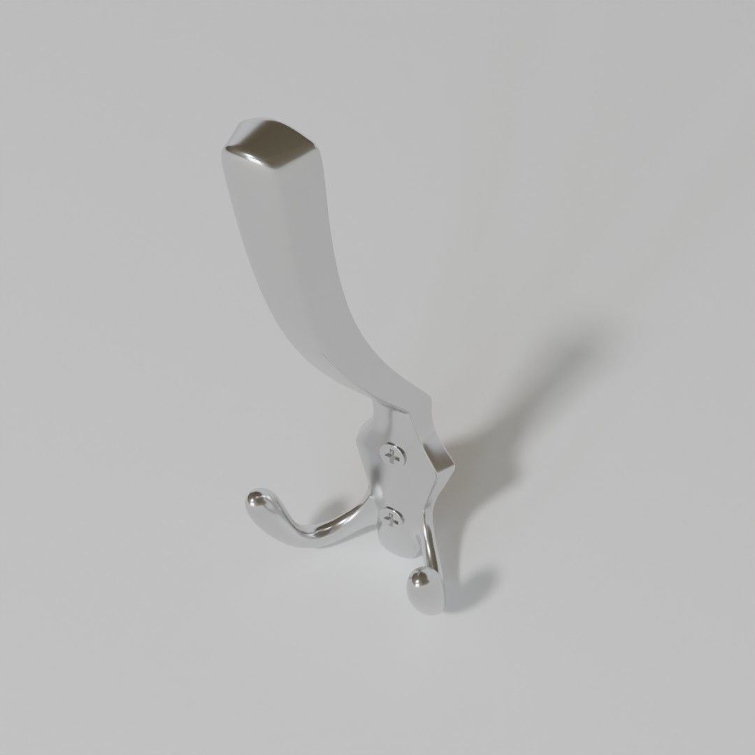 Coat hook 3D model_1