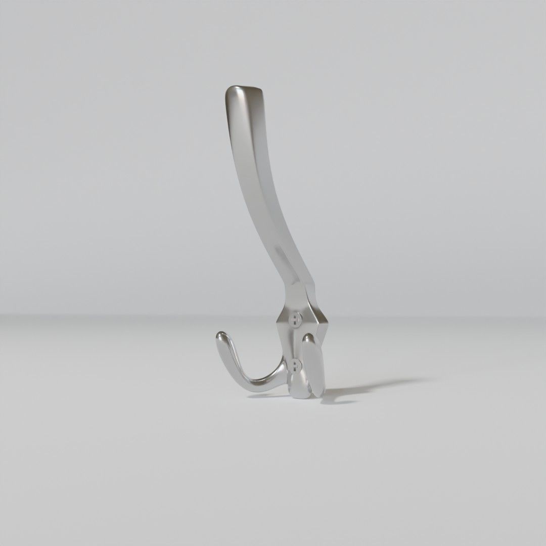 Coat hook 3D model_3