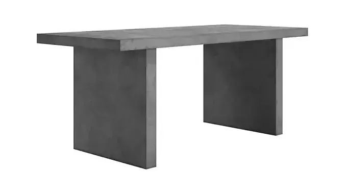 Farmhouse 71 Concrete Dining Table by Homary
