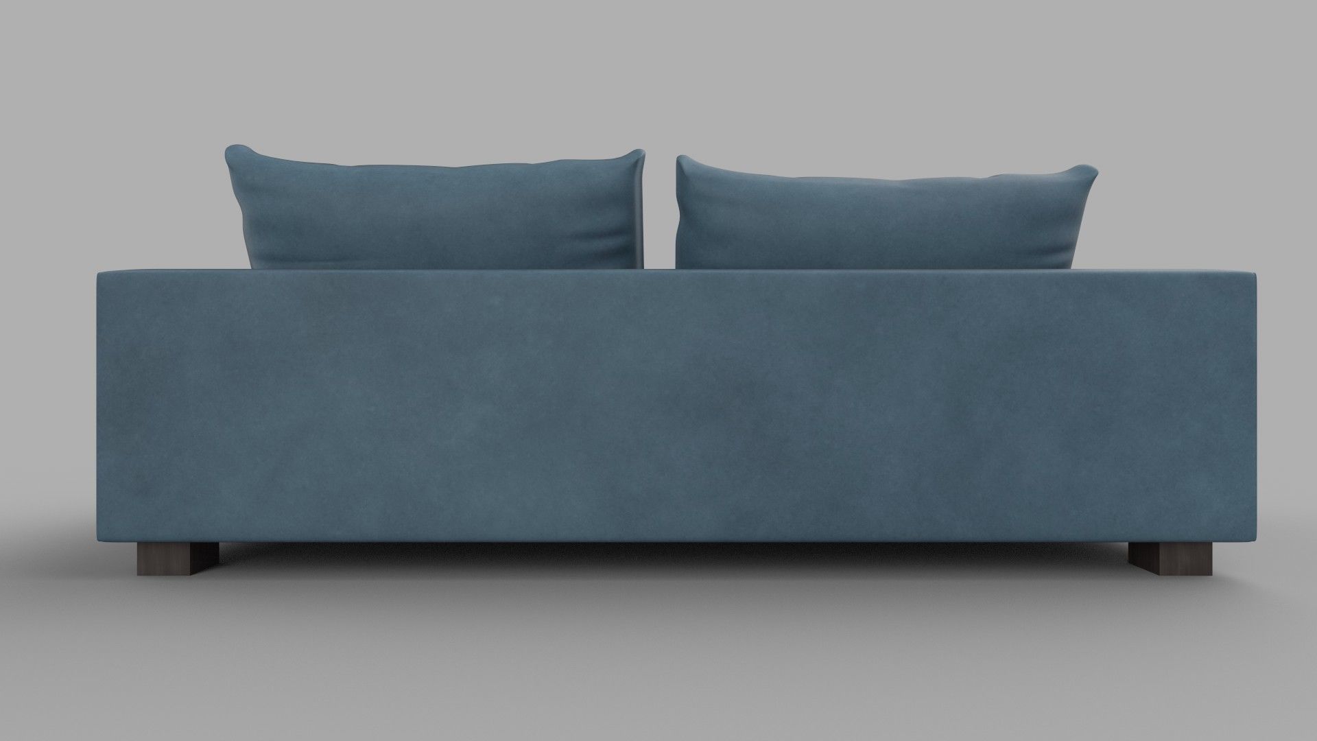 sofa realistic Low-poly 3D model_4
