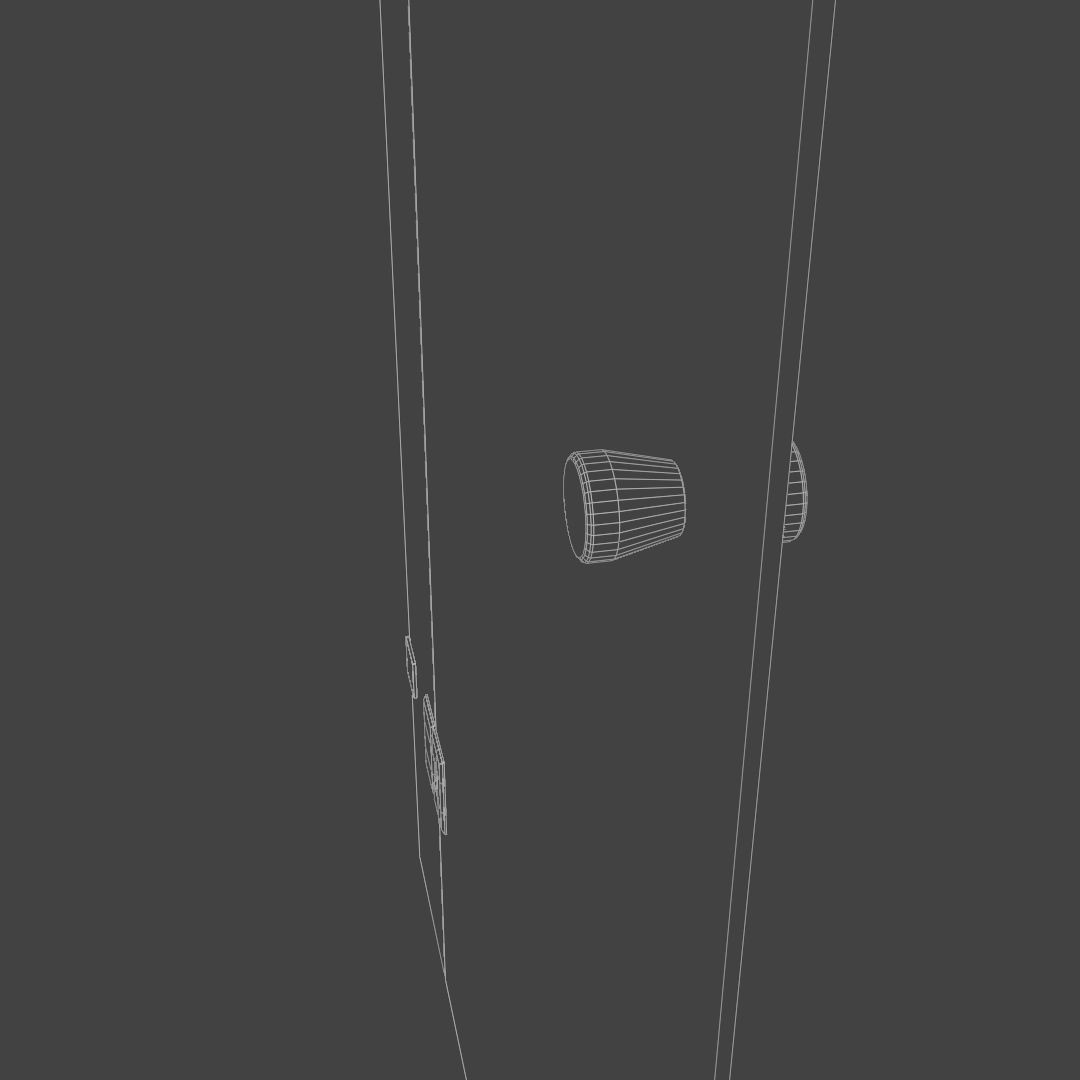 Glass door 3D model_6