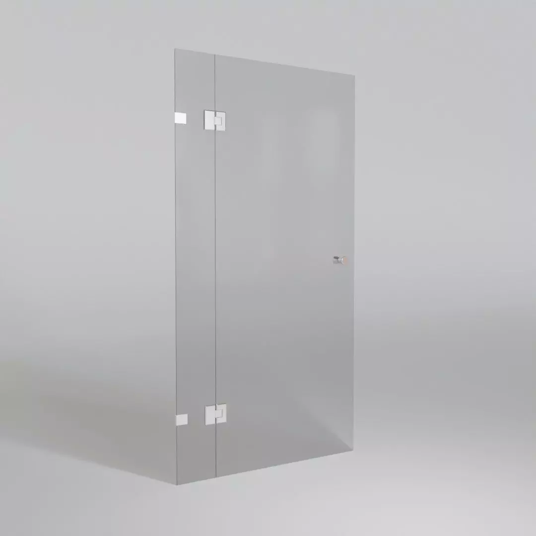Glass door 3D model_0