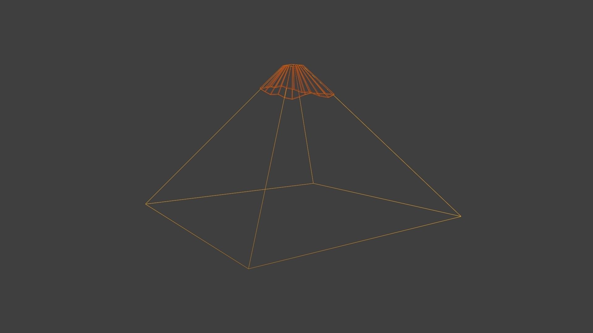 Cheops Pyramid Low-poly 3D model_4