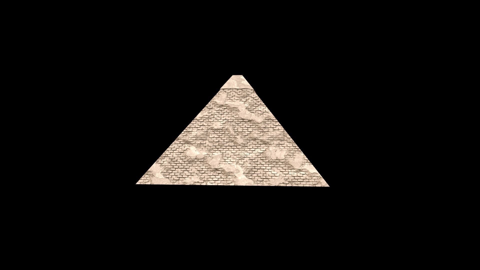 Cheops Pyramid Low-poly 3D model_6