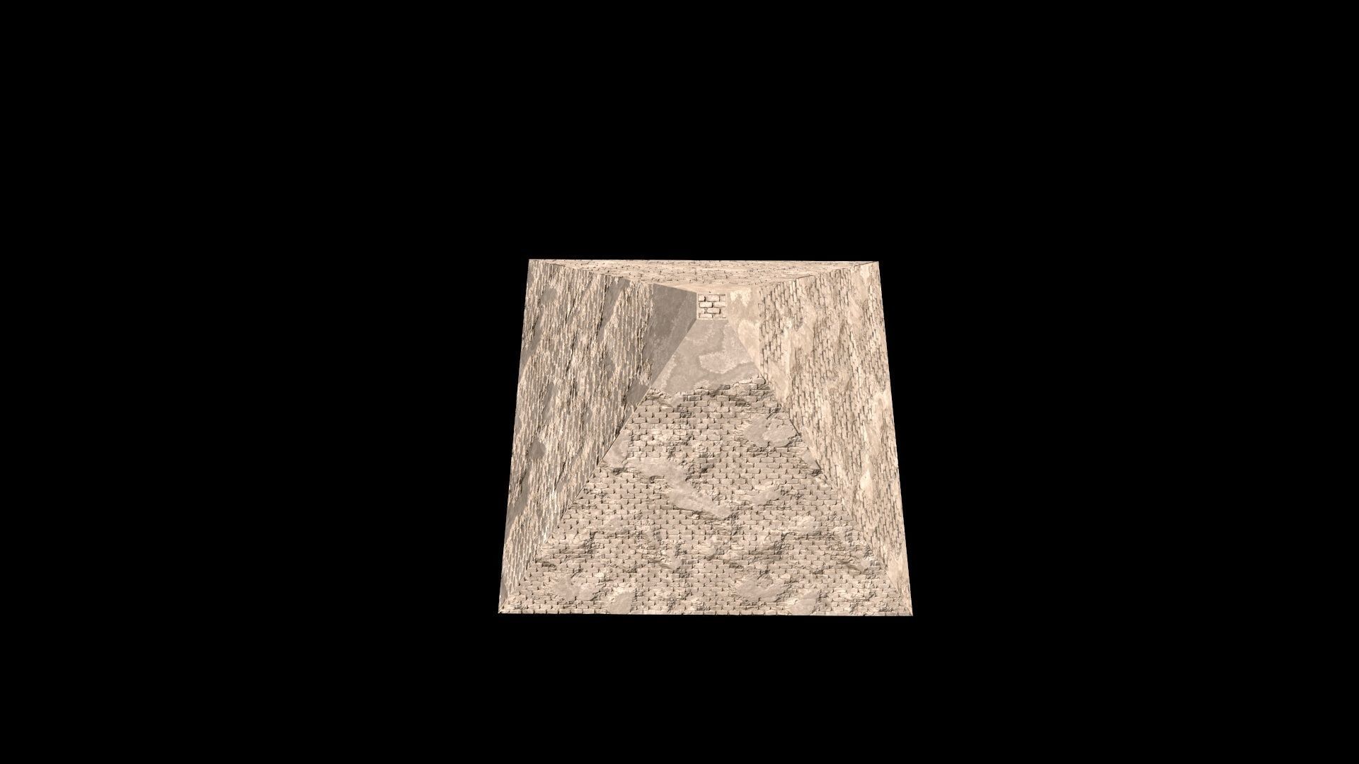 Cheops Pyramid Low-poly 3D model_11