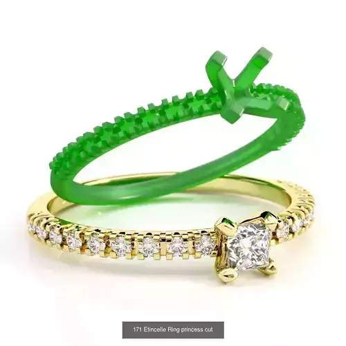 Etincelle Ring 5 cuts