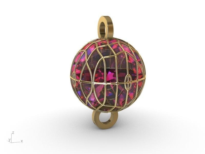 net bead ball stl verified 3D print model_1