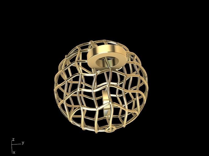 net bead ball stl verified 3D print model_17