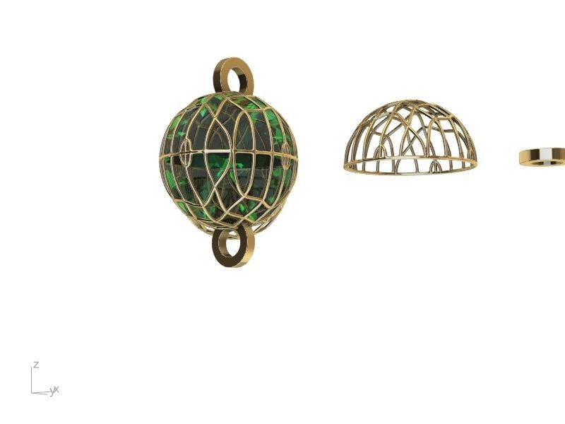 net bead ball stl verified 3D print model_5