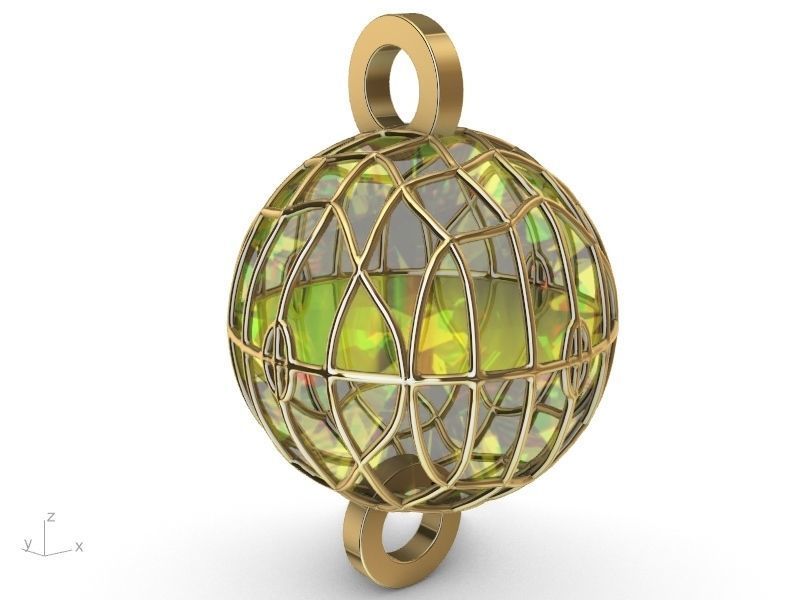 net bead ball stl verified 3D print model_9