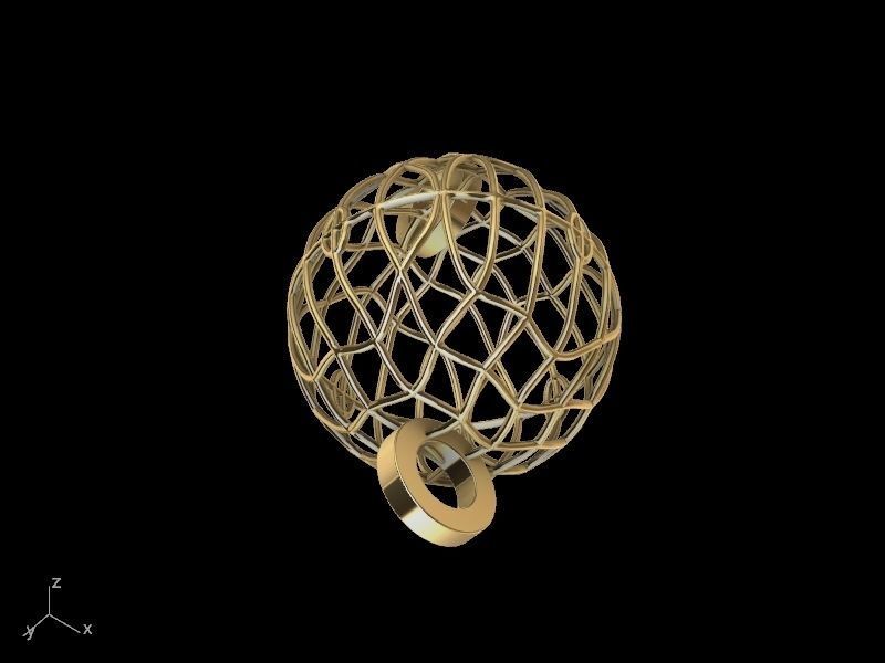 net bead ball stl verified 3D print model_15