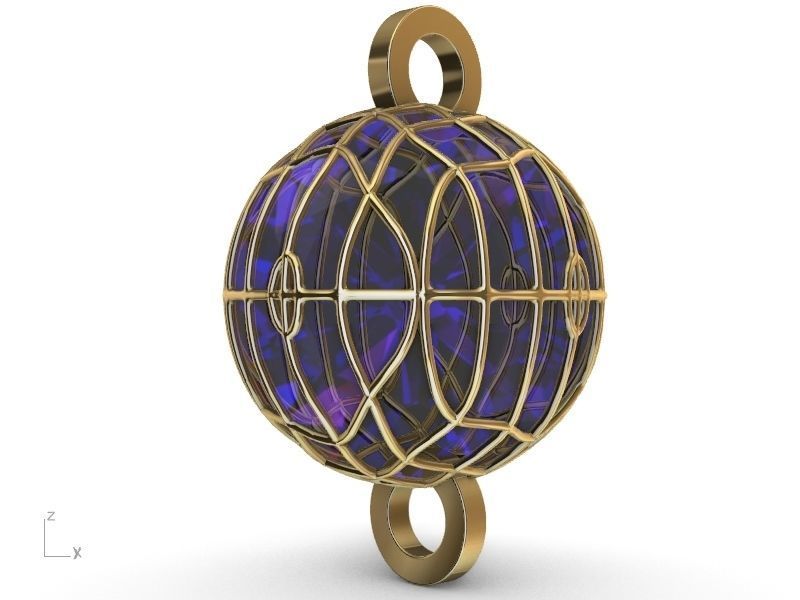 net bead ball stl verified 3D print model_11