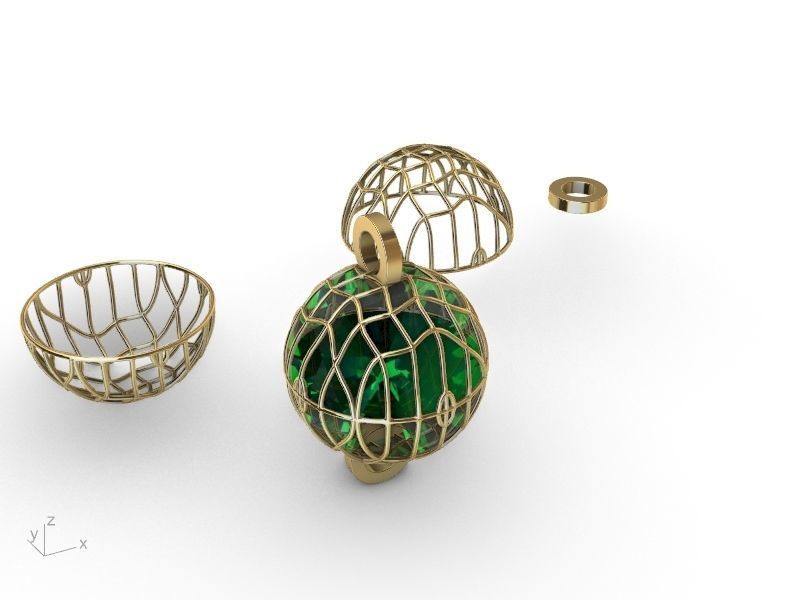 net bead ball stl verified 3D print model_4