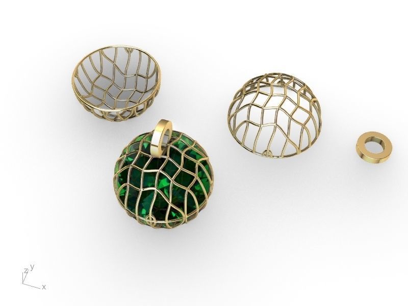 net bead ball stl verified 3D print model_3