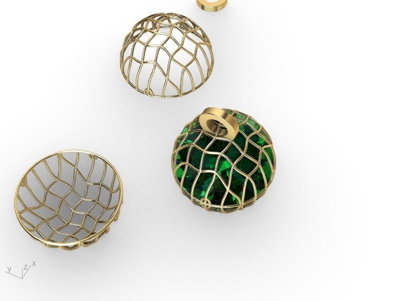 net bead ball stl verified 3D print model_6