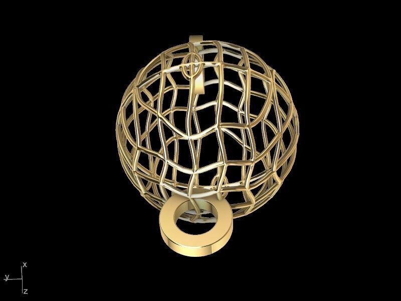 net bead ball stl verified 3D print model_19