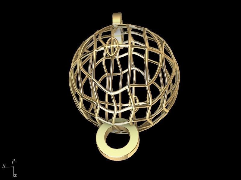 net bead ball stl verified 3D print model_18
