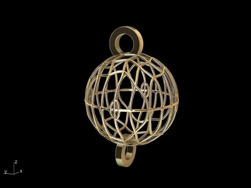 net bead ball stl verified 3D print model_14