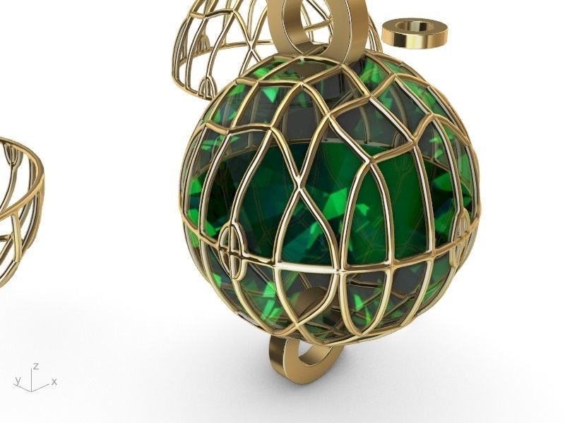 net bead ball stl verified 3D print model_7