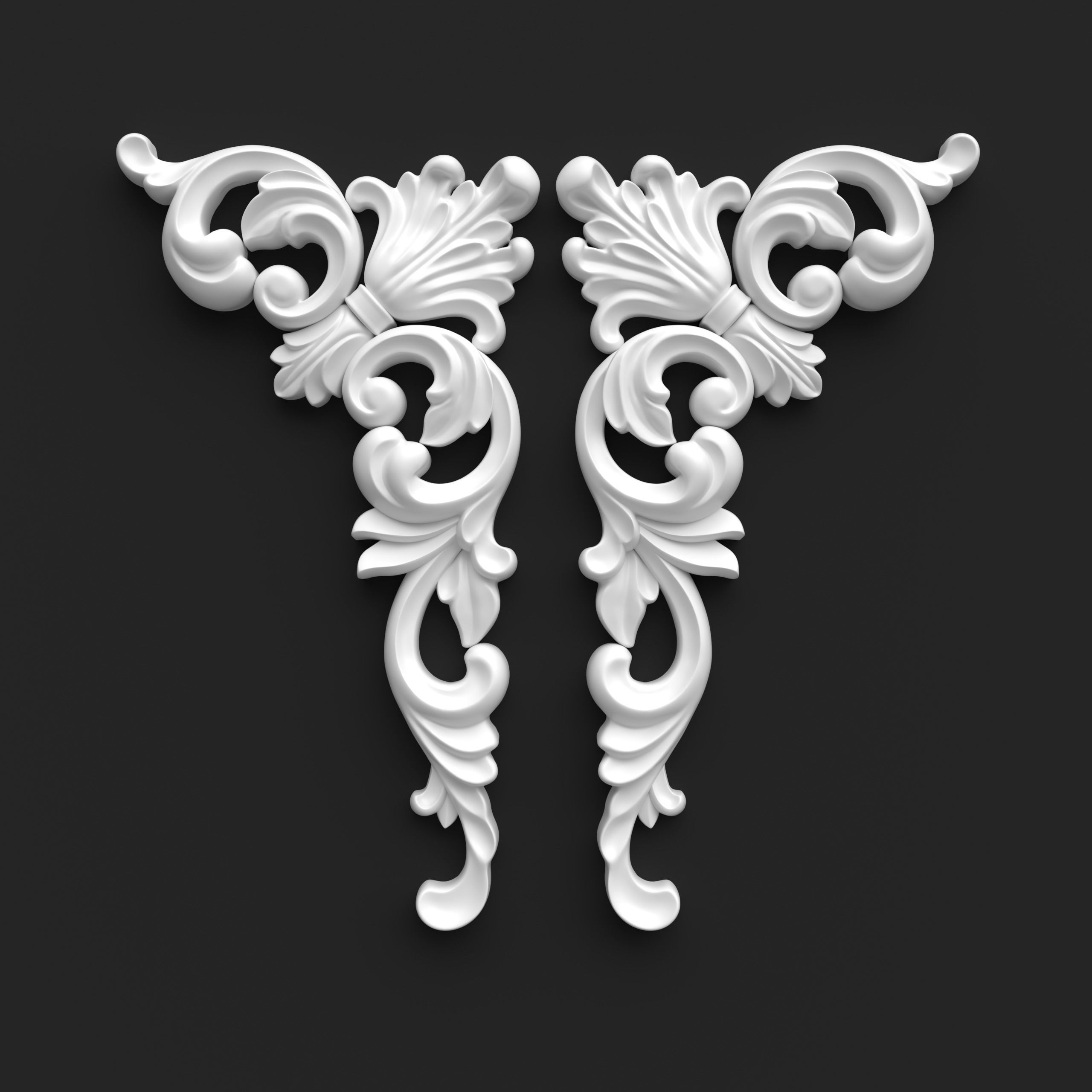 CNC model Item 2 Sculpted Ornament Pack VOL 1 3D print model_4