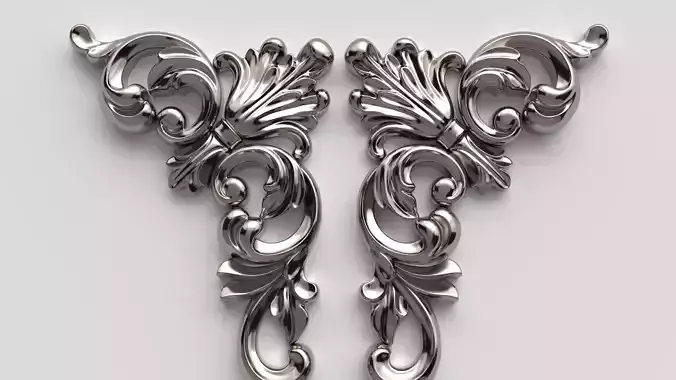 CNC model Item 2 Sculpted Ornament Pack VOL 1