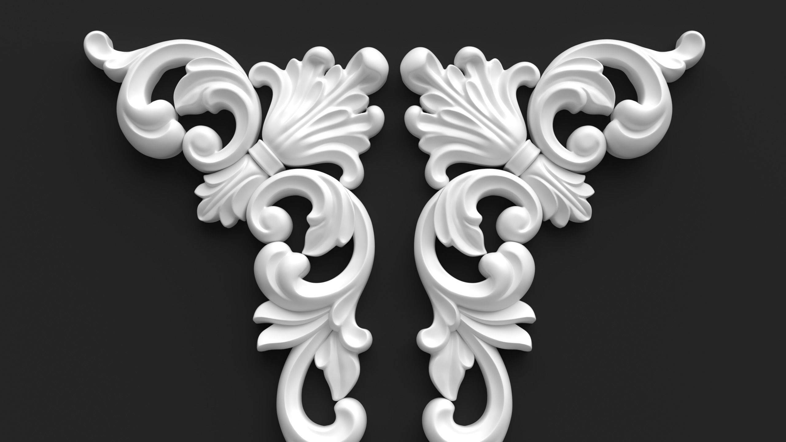 CNC model Item 2 Sculpted Ornament Pack VOL 1 3D print model_2