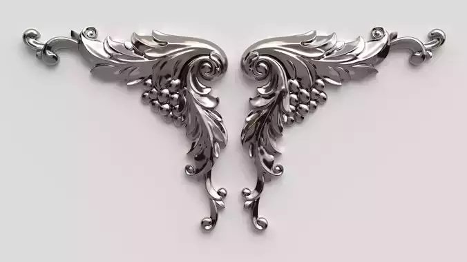 CNC model Item 6 Sculpted Ornament Pack Vol 1 3D print model