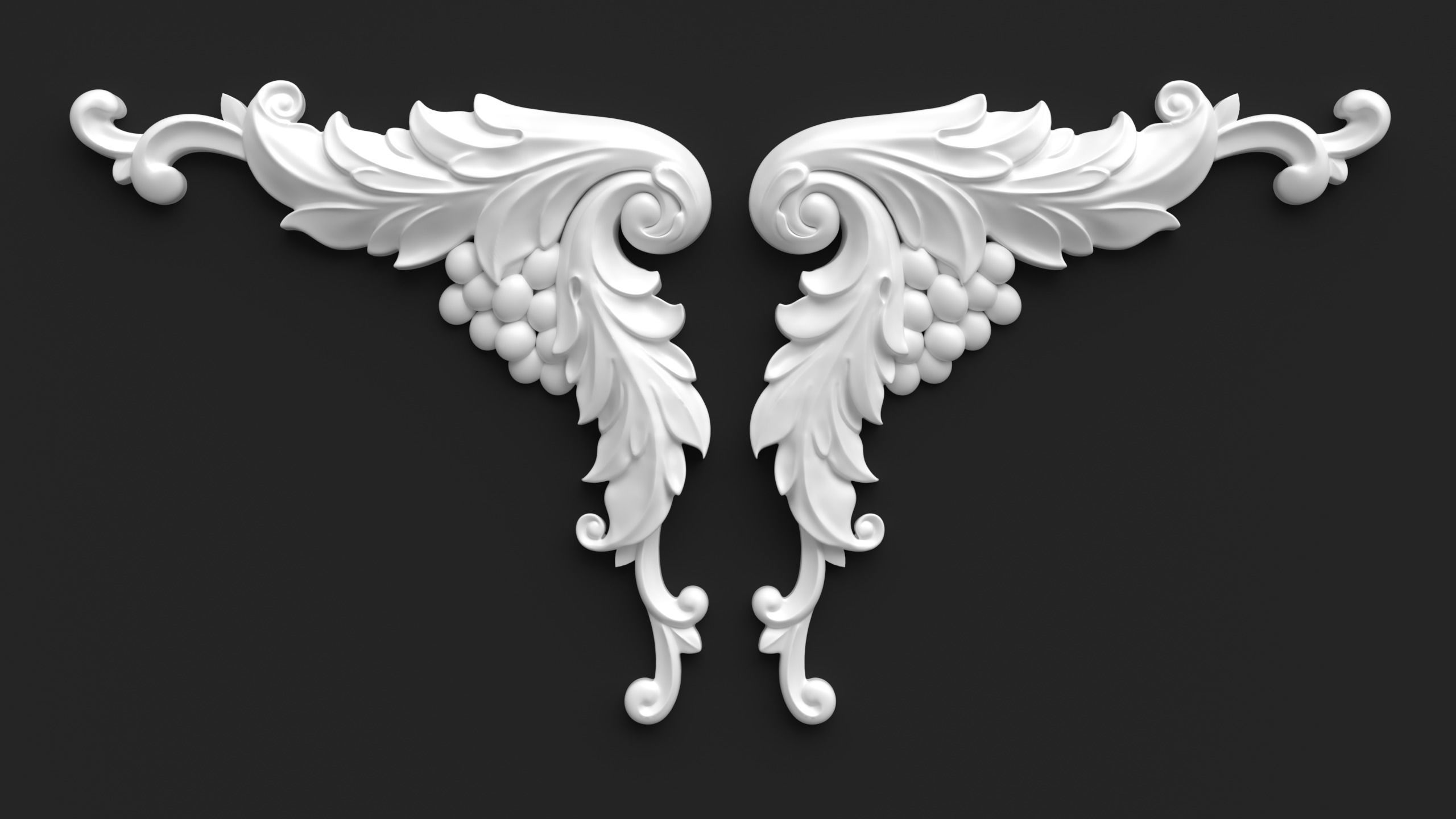 CNC model Item 6 Sculpted Ornament Pack Vol 1 3D print model_2