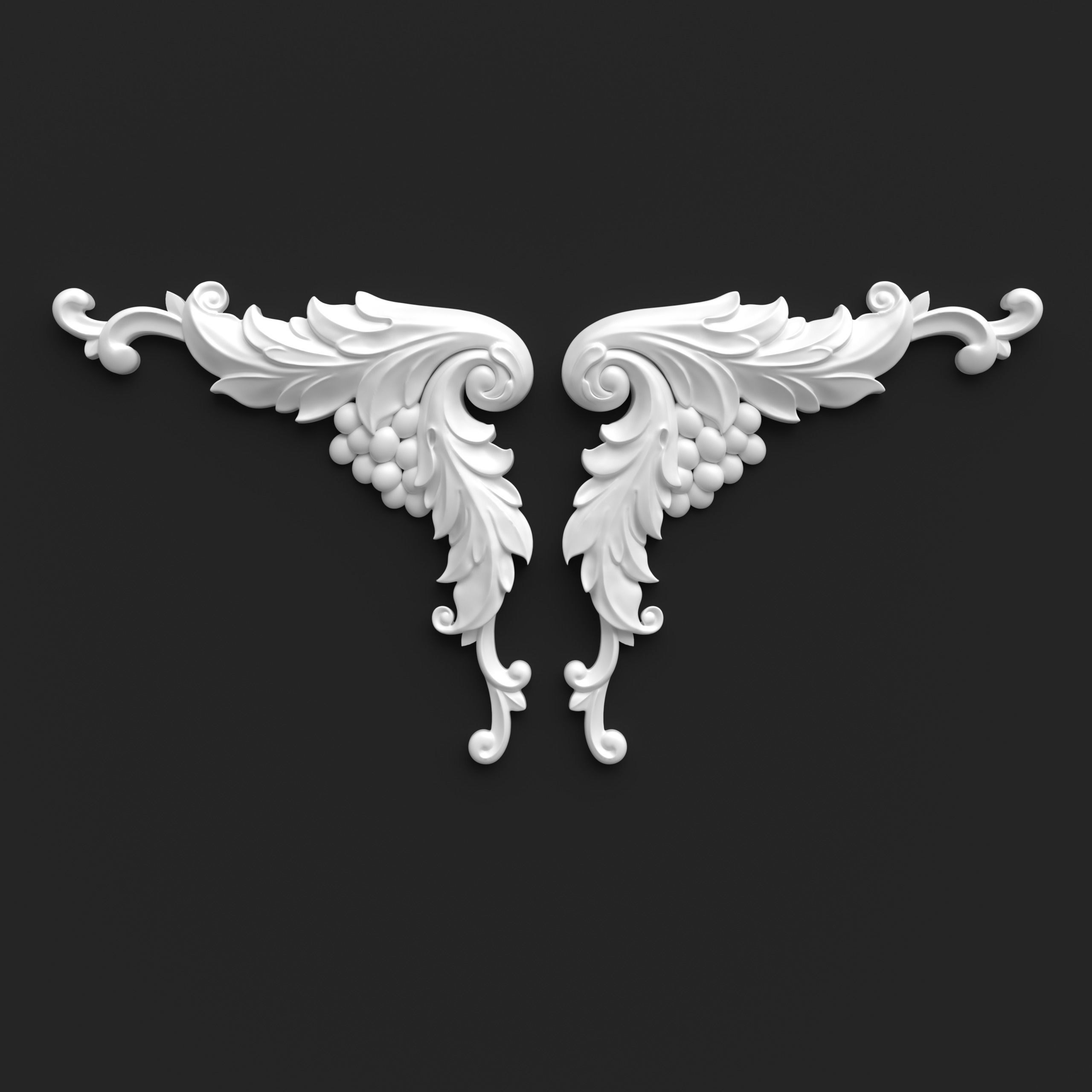 CNC model Item 6 Sculpted Ornament Pack Vol 1 3D print model_4