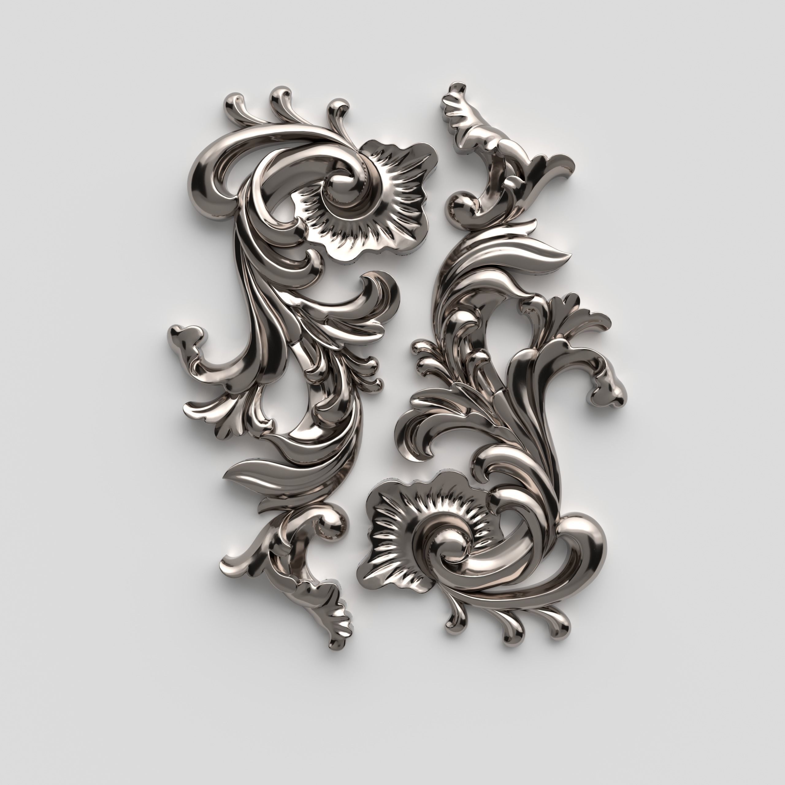 CNC model Item 5 Sculpted Ornament Pack Vol 1 3D print model_3