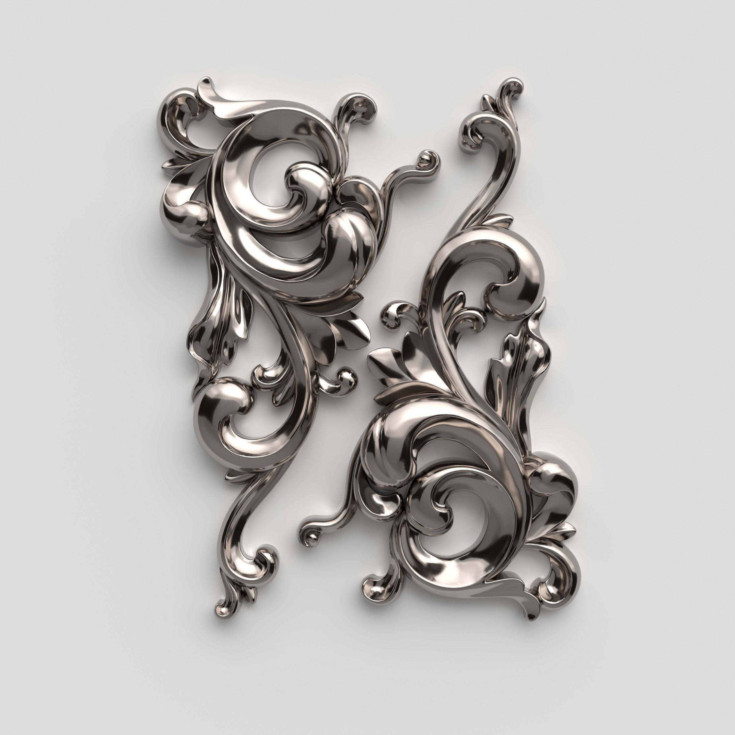 CNC model Item 4 Sculpted Ornament Pack Vol 1 3D print model_3