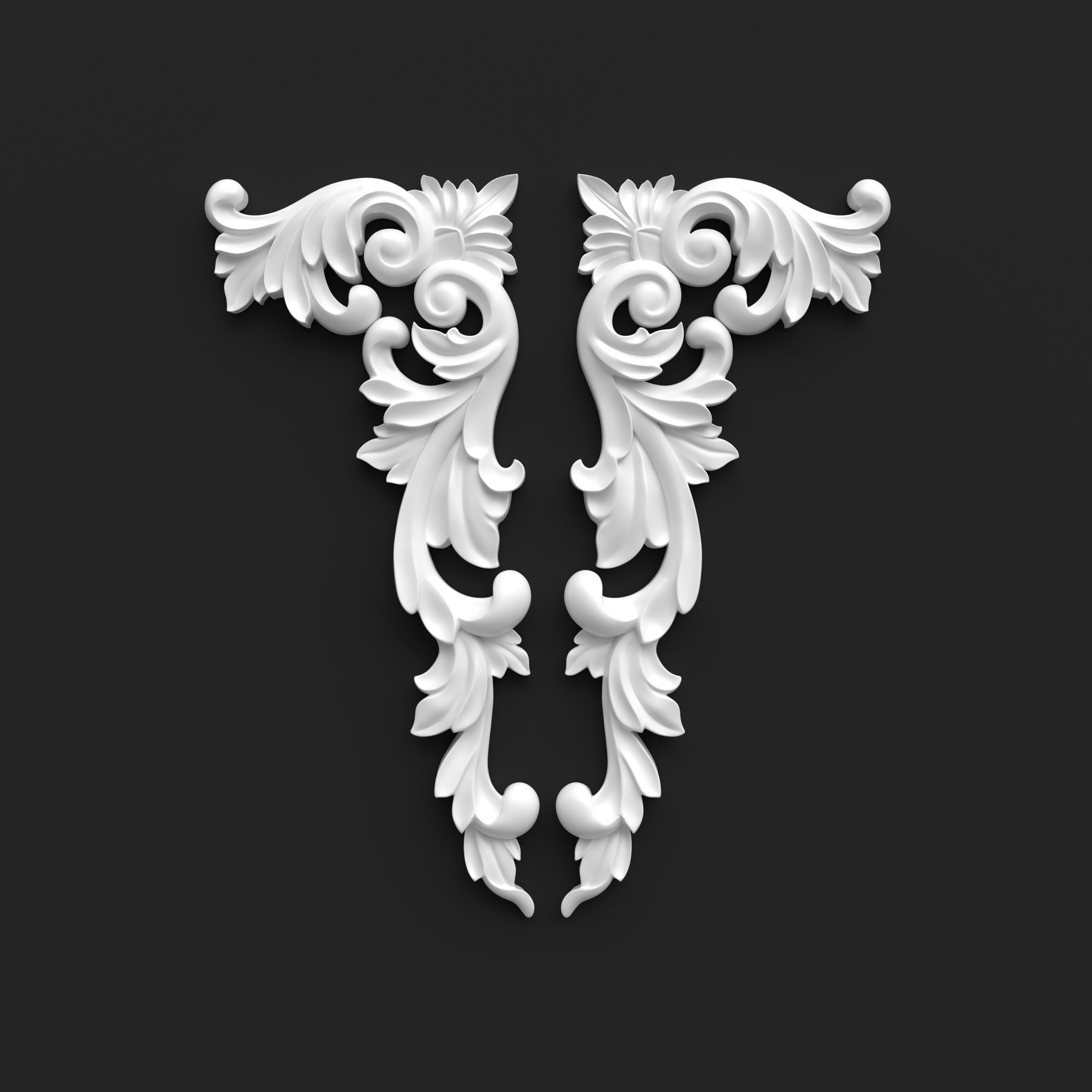CNC model Item 3 Sculpted Ornament Pack Vol 1 3D print model_4
