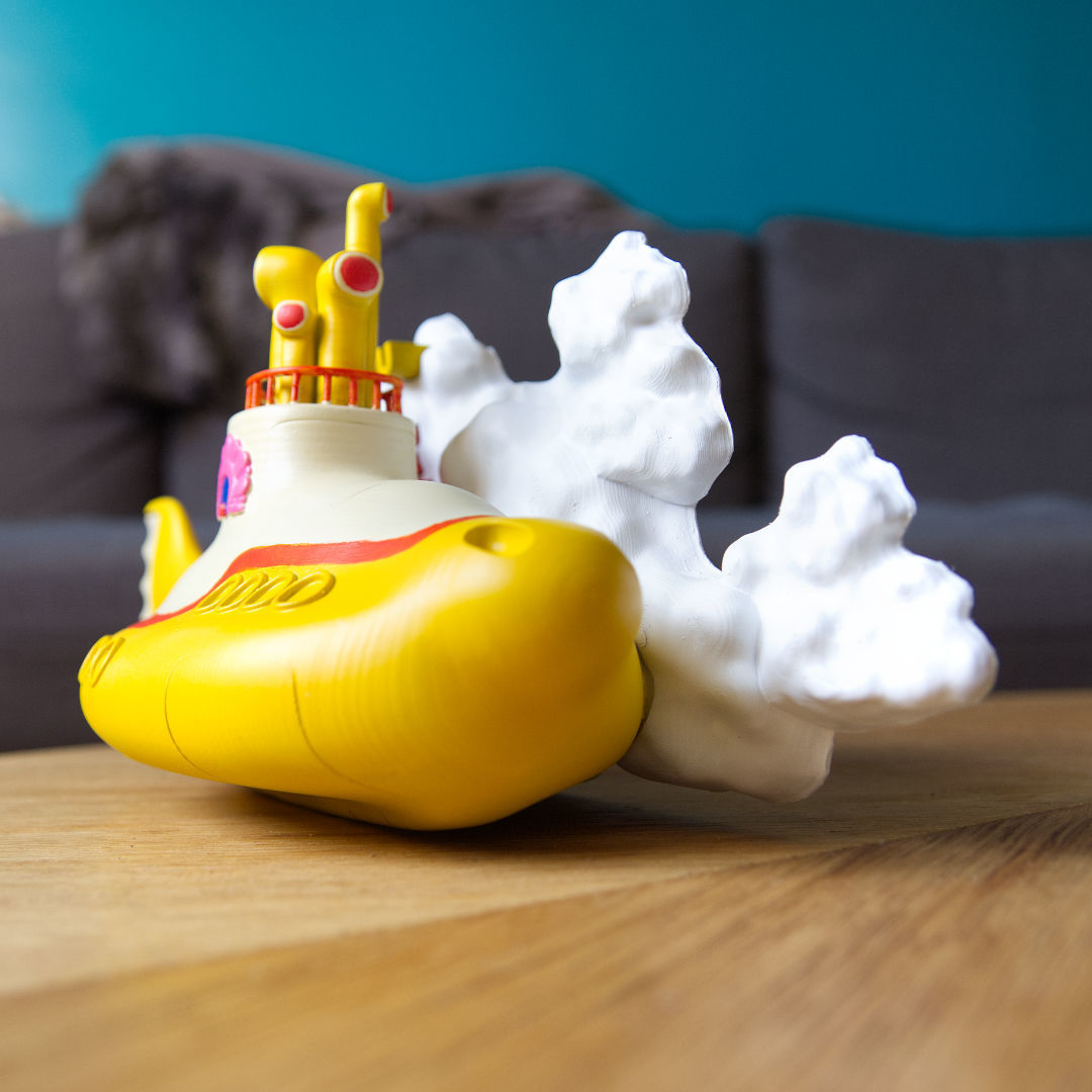 FANART - YELLOW SUBMARINE THE BEATLES - DIORAMA 3D print model_1